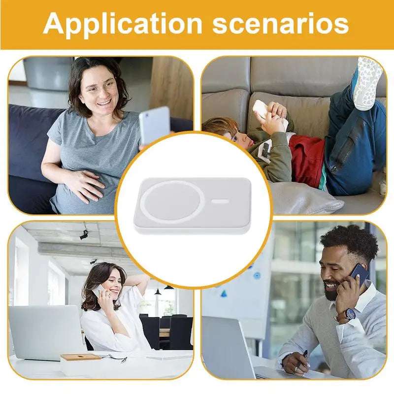 Magnetic Power Bank Foldable Compact Power Bank Portable Charger Fast Charging Large-Capacity Wireless Power Bank For Phone